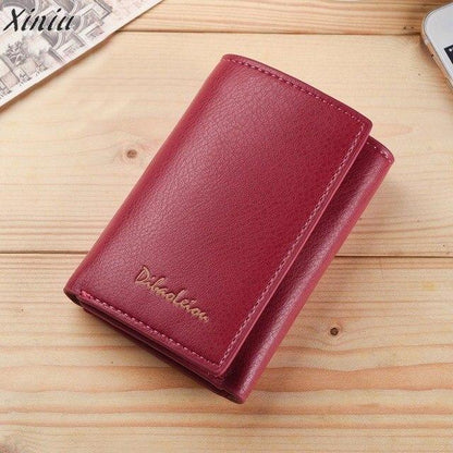 Wallet Women Unisex  Leather coin Purse