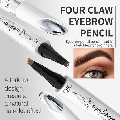 Ceramic white liquid four-claw eyebrow pencil wild eyebrow waterproof