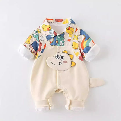 Newborn Jumpsuit  Baby Boys Girls Rompers 0-18 Months