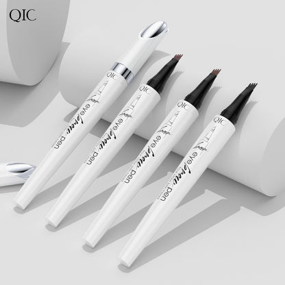 Ceramic white liquid four-claw eyebrow pencil wild eyebrow waterproof