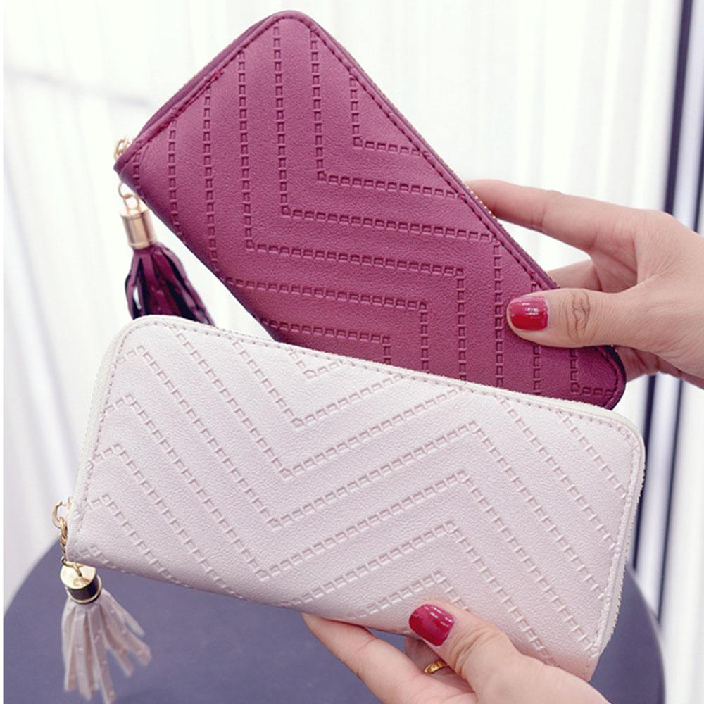 Women Long Wallet Lady Leather Wallet Clutch