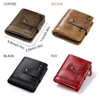 Men's Bag Zipper Buckle Multi-Card  Men's Wallet