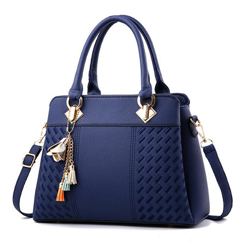 Women Handbags Tassel PU Leather