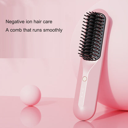 Wireless portable electric heating small shape straightening comb