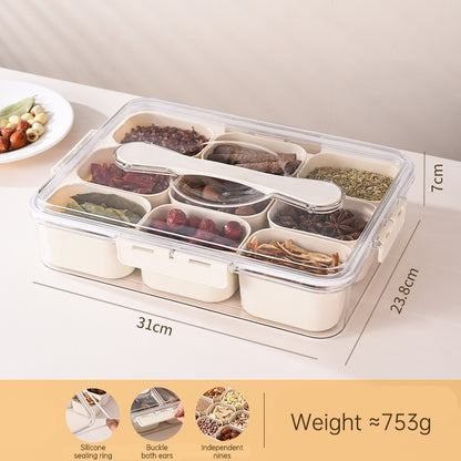 Design Sealed Snackle Storage Box With 9pcs