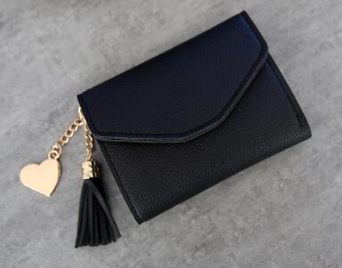 Leather Wallets Women Long Tassel Luxury Clutch