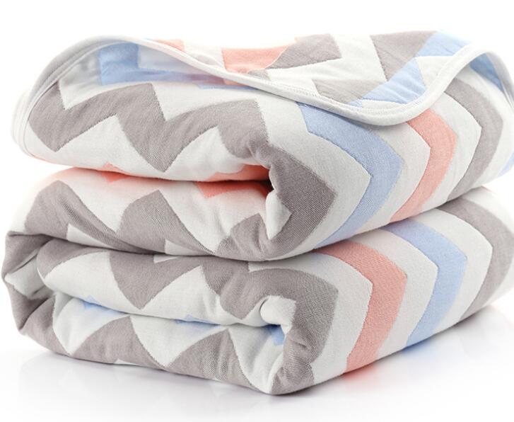 Baby Blankets Newborn Muslin Cotton 6 Layers Thick Swaddle Kids Receiving Blankets