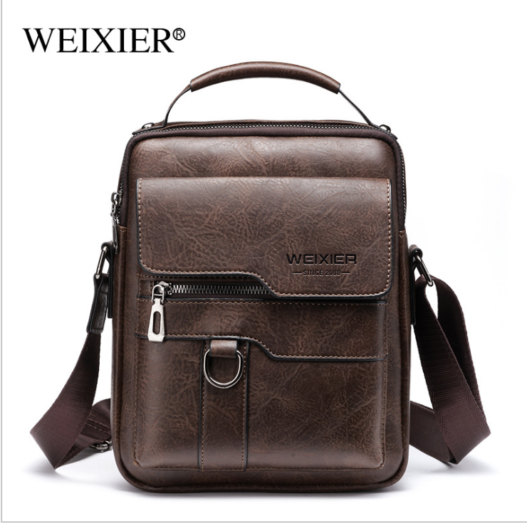 Casual Men Shoulder Bag  Crossbody Bags High Quality Male Bag PU Leather