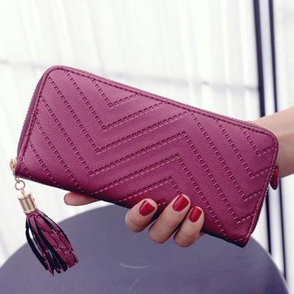 Women Long Wallet Lady Leather Wallet Clutch