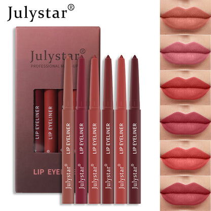 Lipstick Pink Six Pack Lipstick Pen Waterproof Matte