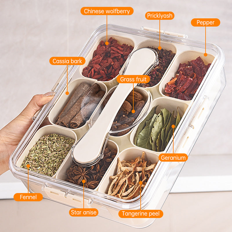 Design Sealed Snackle Storage Box With 9pcs