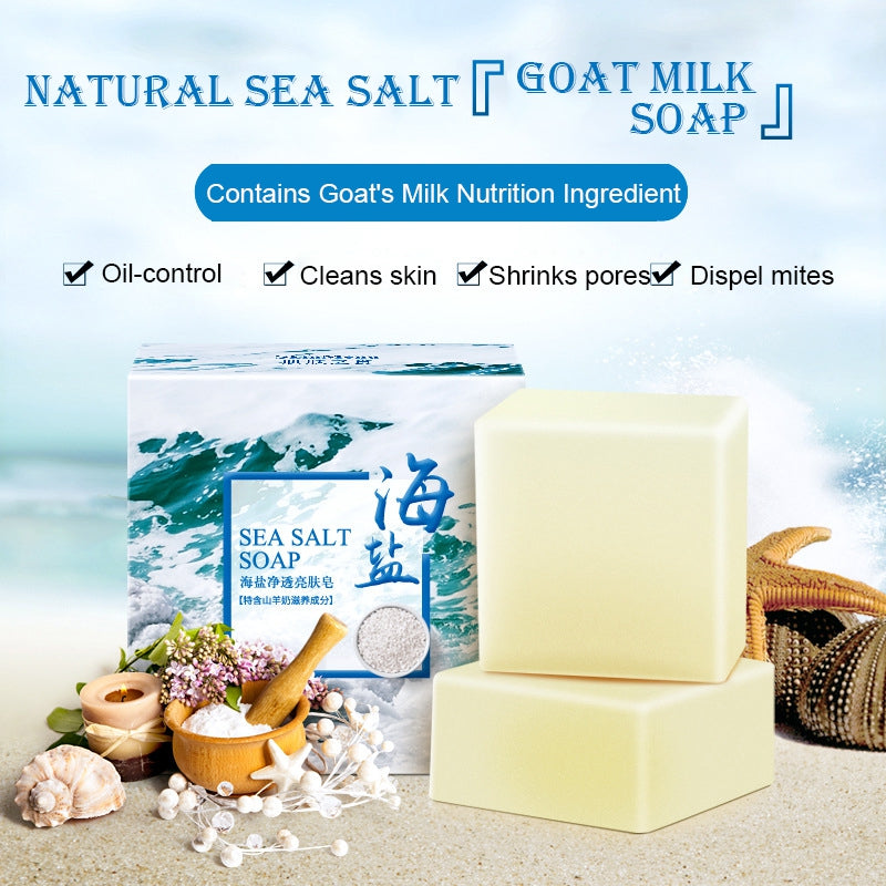 Sea Salt Soap Natural Advanced. Wash Skin Whitening Soap