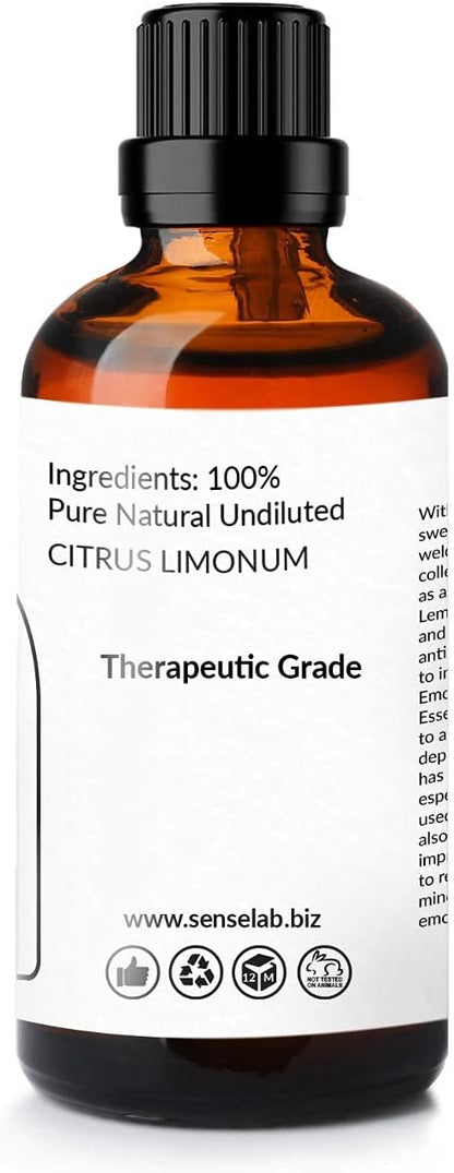 100% pure extract lemon oil - therapeutic grade lemon essential oil