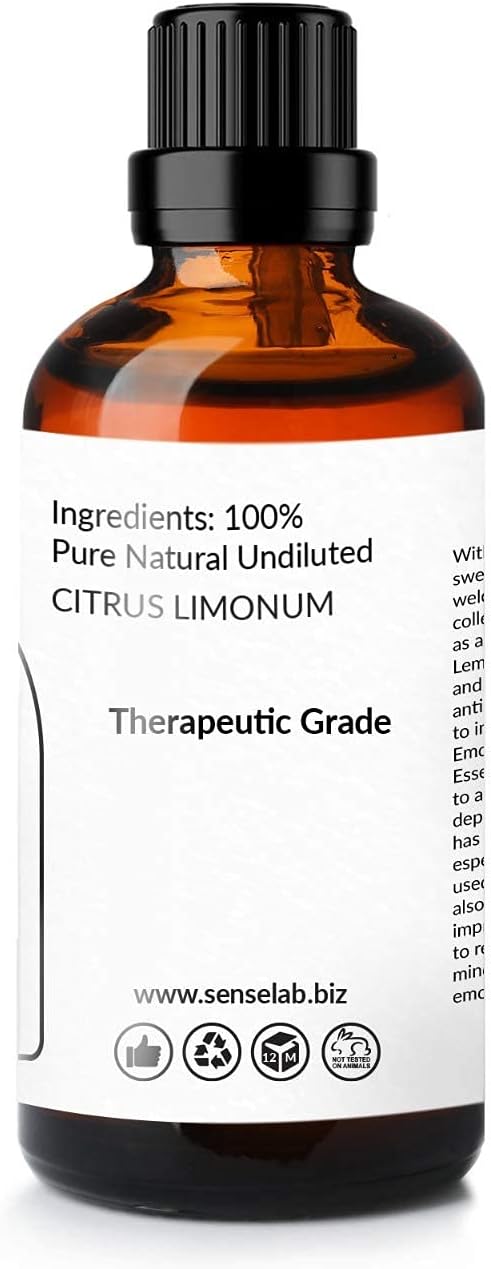 100% pure extract lemon oil - therapeutic grade lemon essential oil