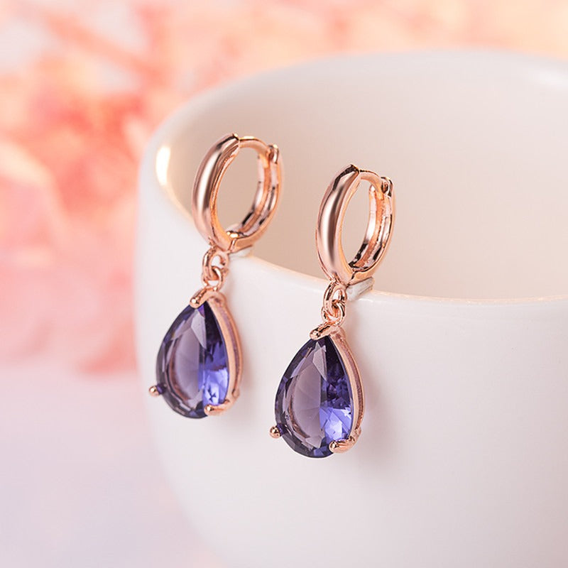 Water Drop shaped Earrings and Jewelry