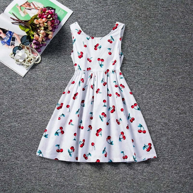 Dot Long Sleeve Dress For Girls