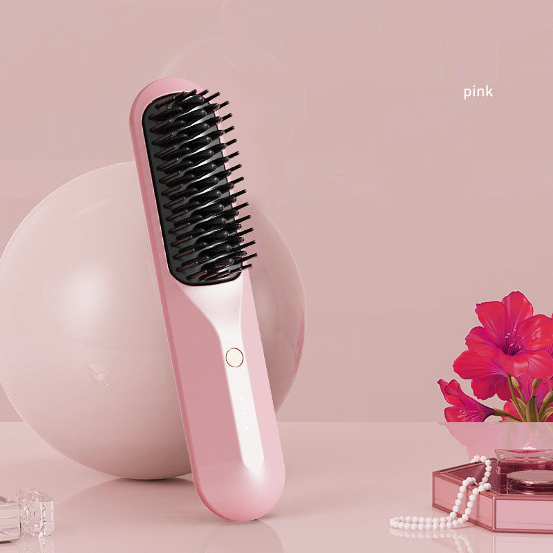 Wireless portable electric heating small shape straightening comb