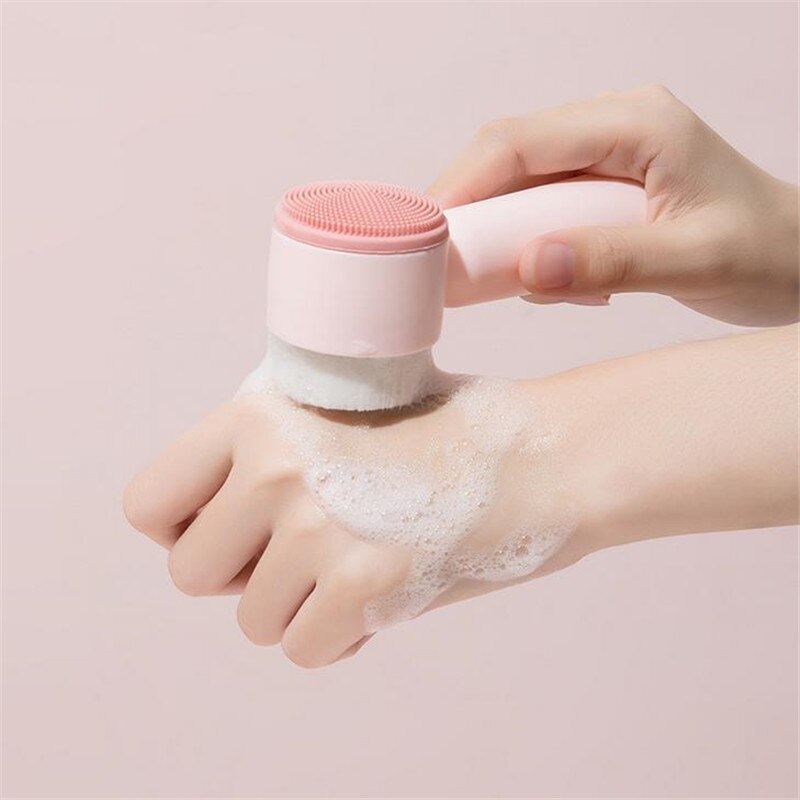 Portable Double Side Silicone Facial Cleanser