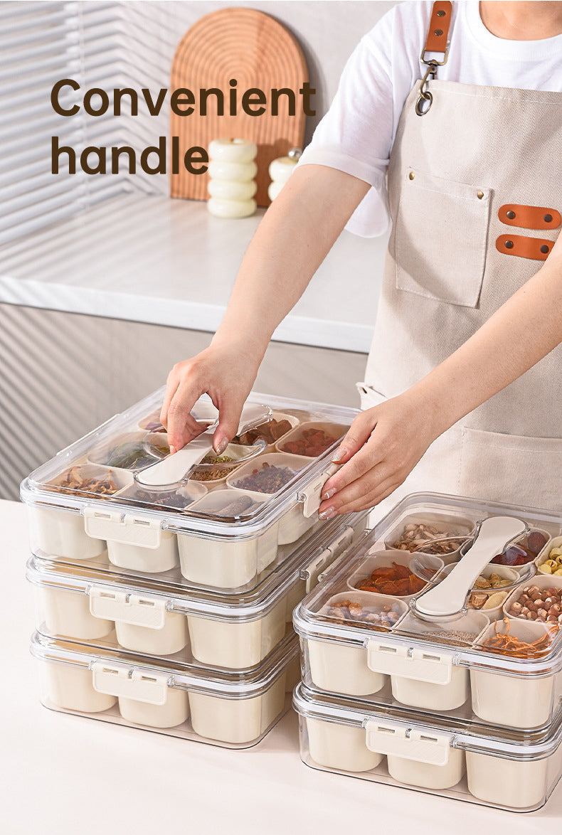 Design Sealed Snackle Storage Box With 9pcs