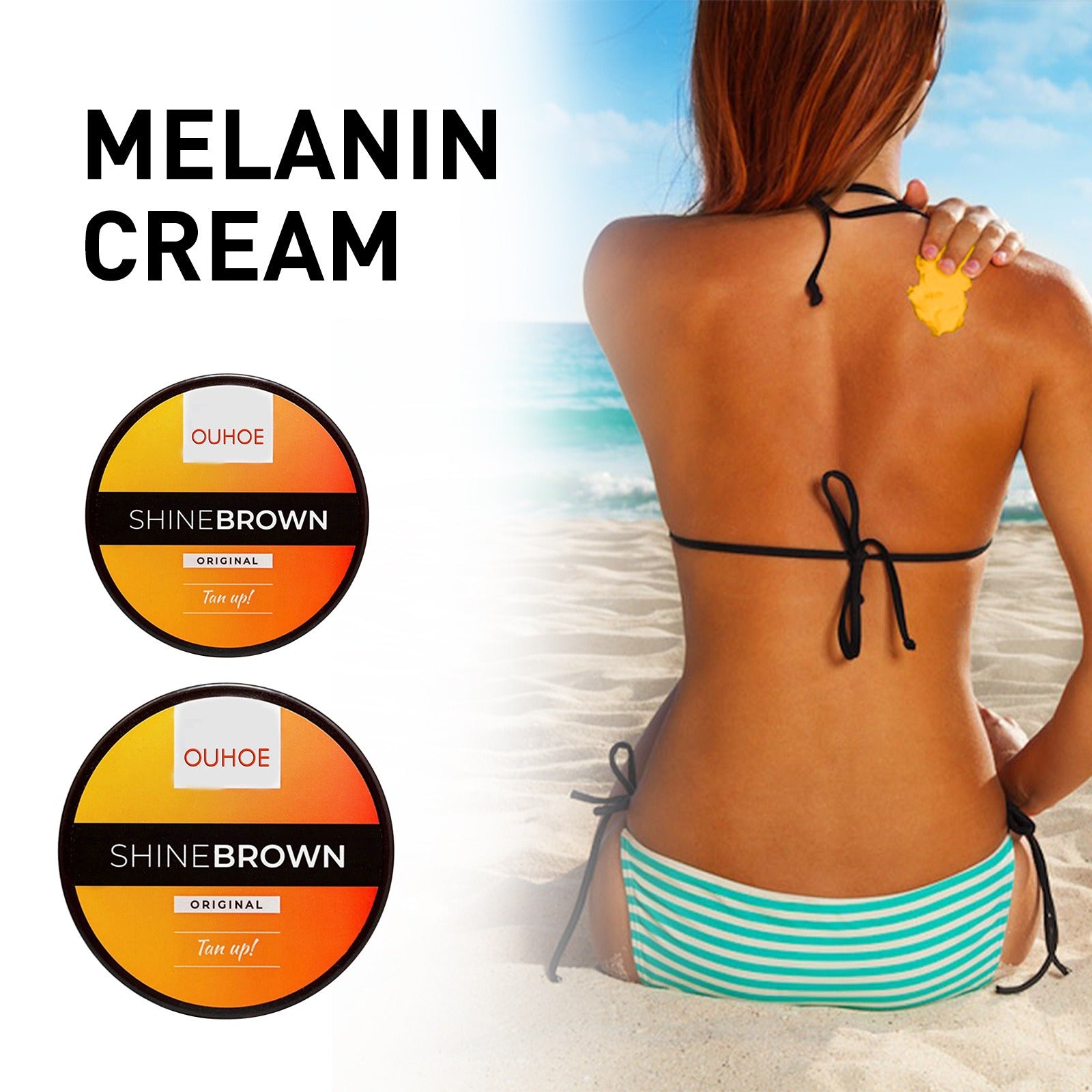 Blackening Cream. Summer Beach Bronze Blackening and Sunshine Lotion Skin Care gel