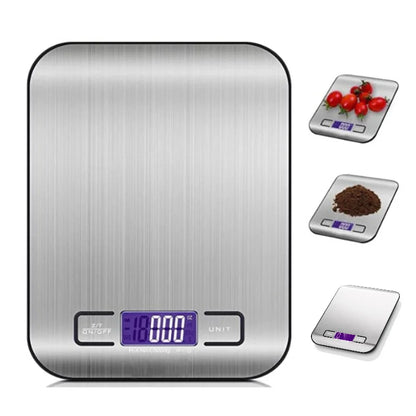 5/10KG Digital Kitchen Scale Stainless