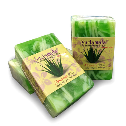 Aloe Handmade Soap. Face Wash Bath Cleansing Soap