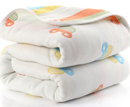 Baby Blankets Newborn Muslin Cotton 6 Layers Thick Swaddle Kids Receiving Blankets