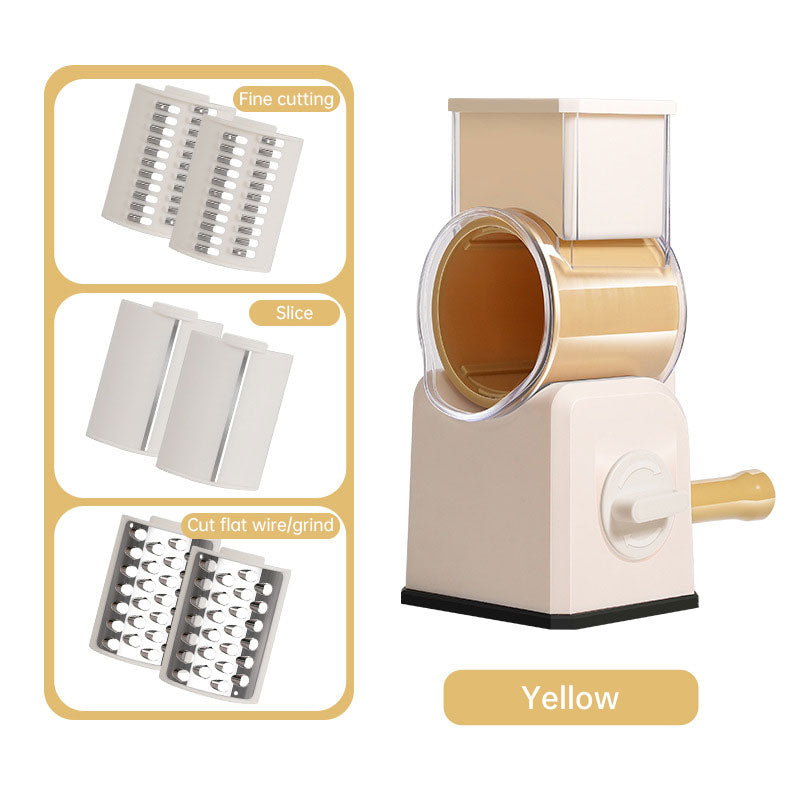 Household vegetable cutting artifact hand roller multifunctional potato shredder shredder slicer grinding powder wiper