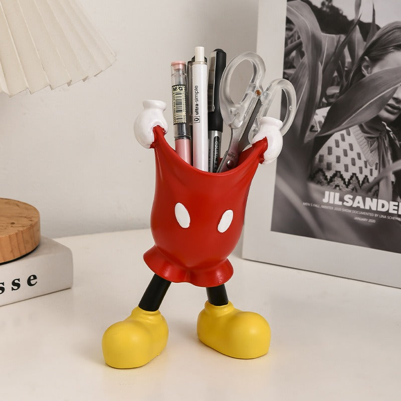 Mickey Gloves Pen Holder Student