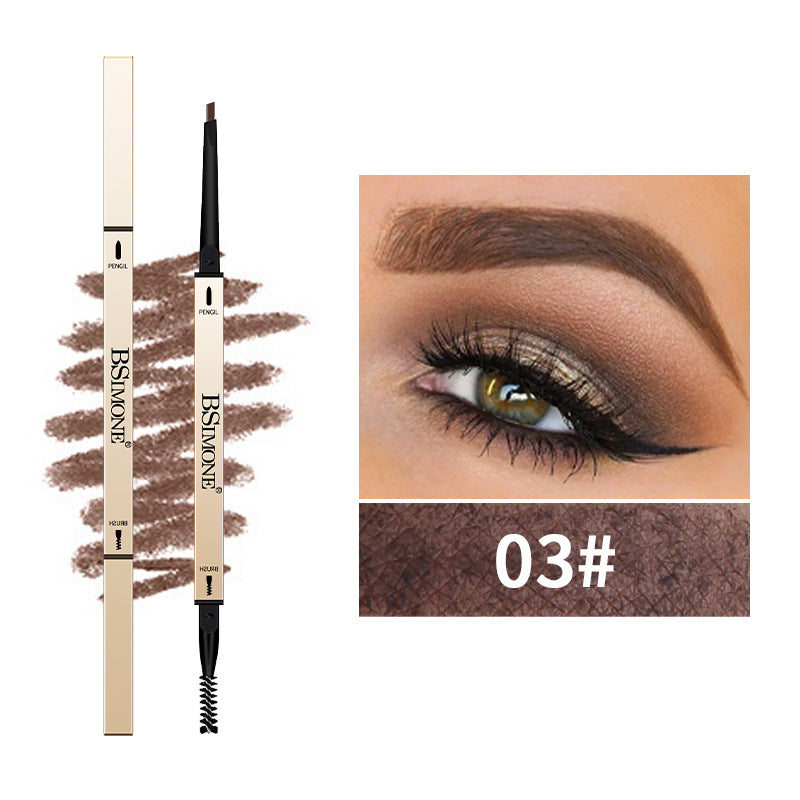 Eyebrow Pencil, Natural Waterproof Non-Fading Very Fine Three-Dimensional