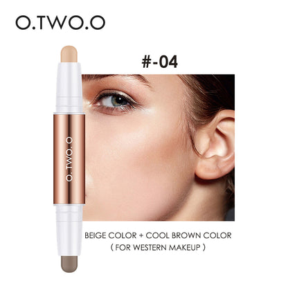 Double Head Repair Stick . Three-Dimensional Highlight Concealer