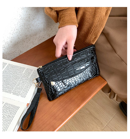 Crocodile Pattern Ladies Clutch Bags