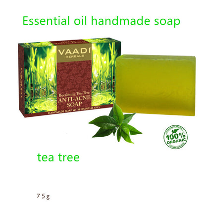 Tea tree essential oil soap 75g organic hand soap