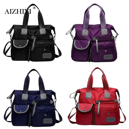 Multiuse Women Waterproof Handbag Nylon Tote  Travel Bag