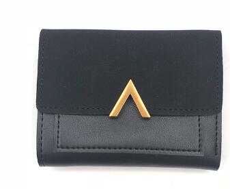 Matte Leather Small Women Wallet Luxury Brand