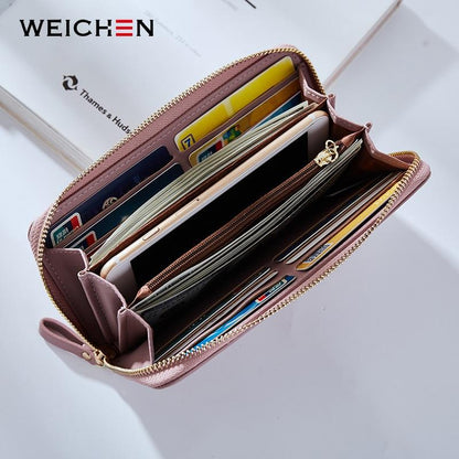 Women Long Clutch Wallet Large Capacity Phone Pocket Card Holder Carteras