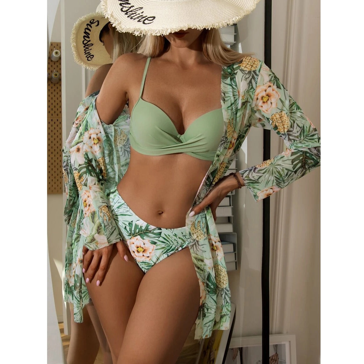 New Bikini 3-Piece Swimsuit Women's