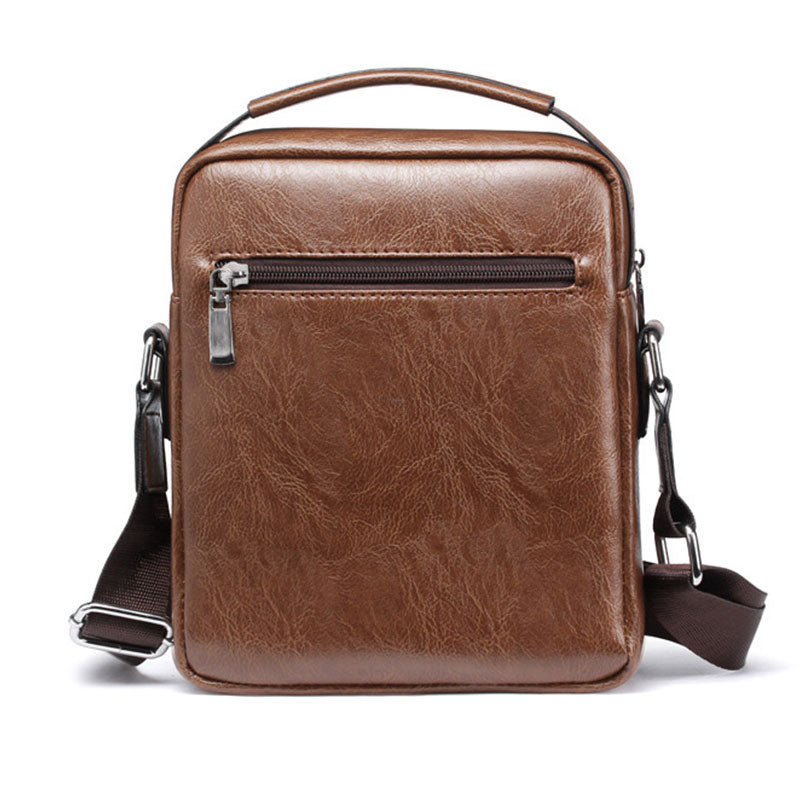 Casual Men Shoulder Bag High Quality Male Bag PU Leather Handbag