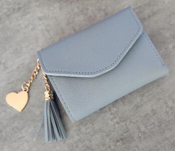 Leather Wallets Women Long Tassel Luxury Clutch