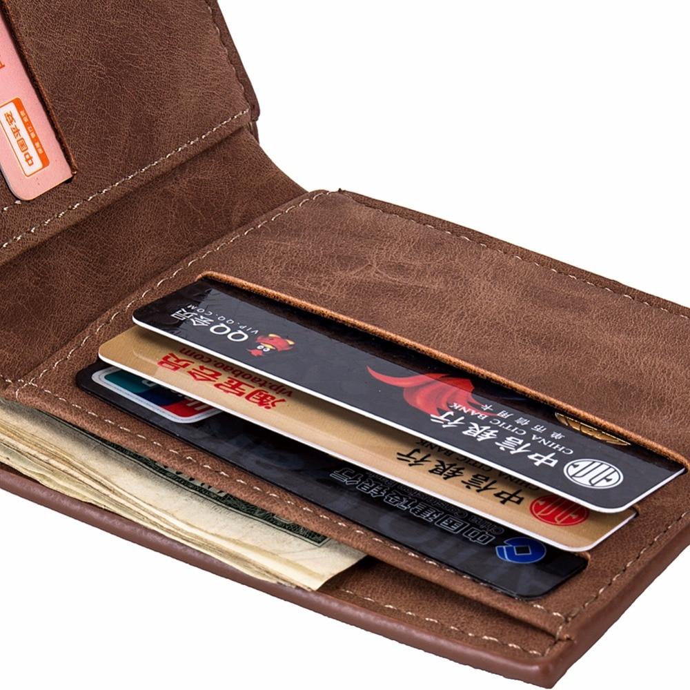 Men Wallets Mens Wallet with Coin Bag Zipper