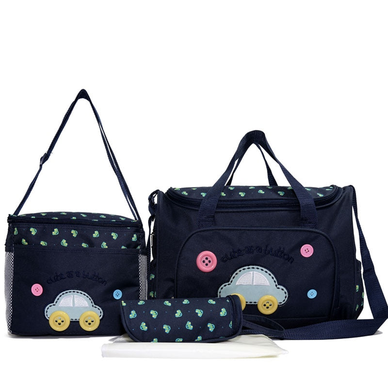 4 Pieces/Set Fashion Infant Baby Nappy Bag, Mommy Maternity Bags