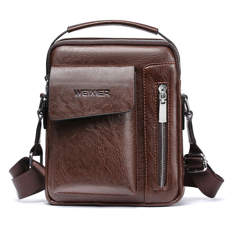 Casual Men Shoulder Bag High Quality Male Bag PU Leather Handbag