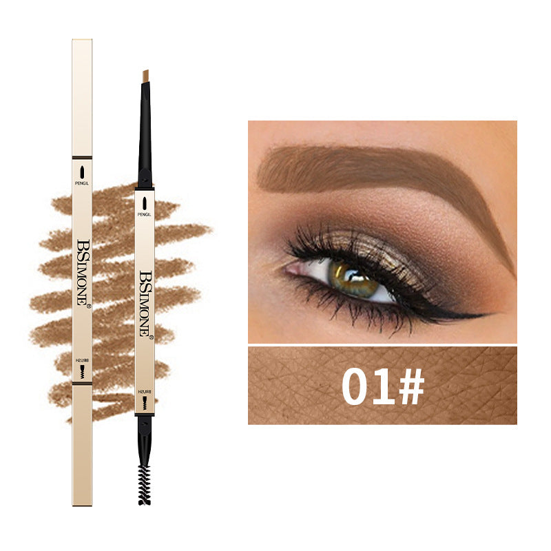 Eyebrow Pencil, Natural Waterproof Non-Fading Very Fine Three-Dimensional