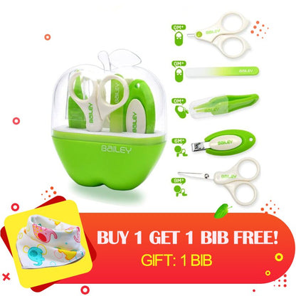 5 PCS/Set Baby Nail Scissors Set Nail Clippers Trimmer