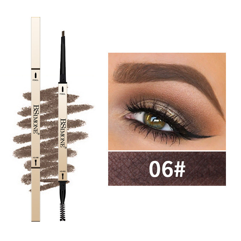 Eyebrow Pencil, Natural Waterproof Non-Fading Very Fine Three-Dimensional