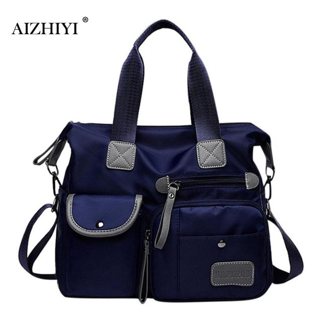 Multiuse Women Waterproof Handbag Nylon Tote  Travel Bag