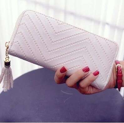 Women Long Wallet Lady Leather Wallet Clutch