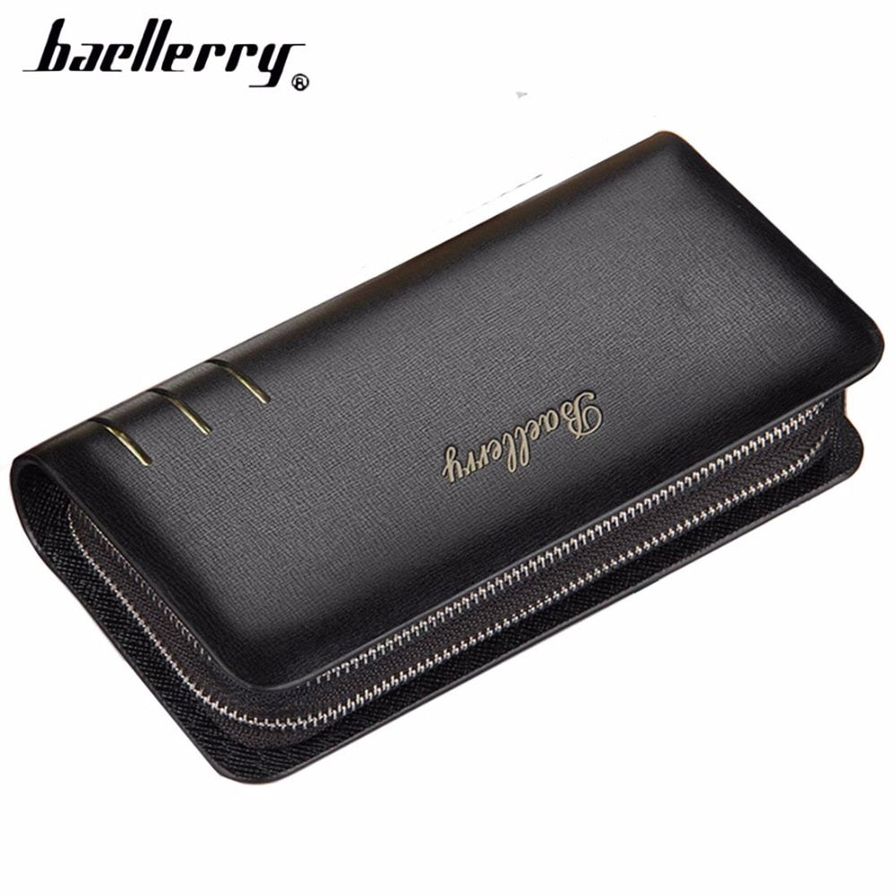 Men Wallets Long Wallet Cell Phone Pocket Card Holder