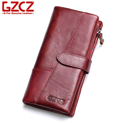 Women Wallet  Business Women's Handbag Genuine Leather Pouch