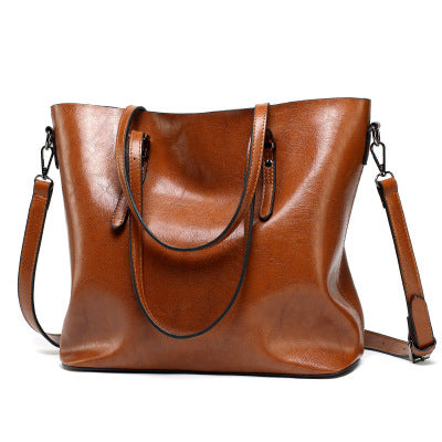 Women Leather Handbags Lady Large Tote Bag